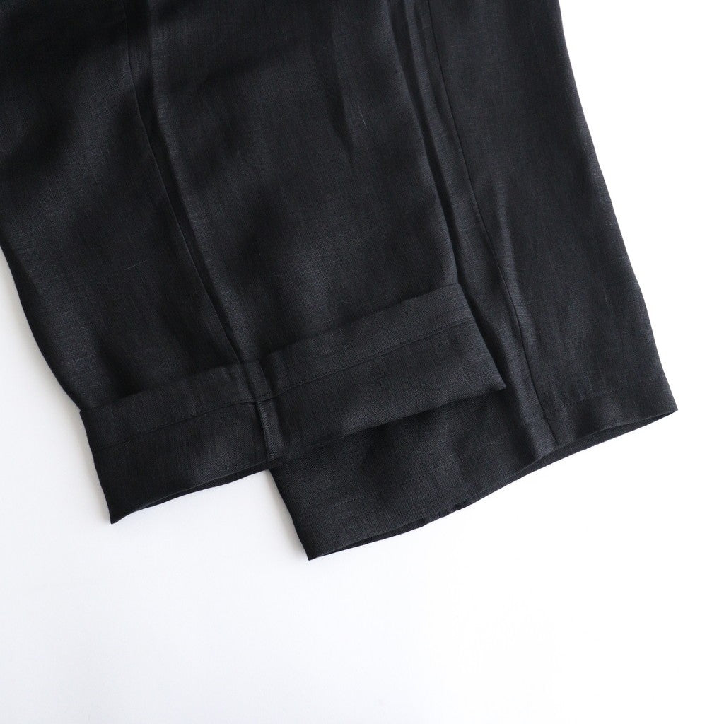WIDE CYLINDER FIT EASY PANTS #BLACK [M26B01PT01C]