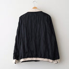 STUNNING VELVET SOUVENIR JACKET(Niwatori to Hiyoko) #ONYX [252OJ-JK12]