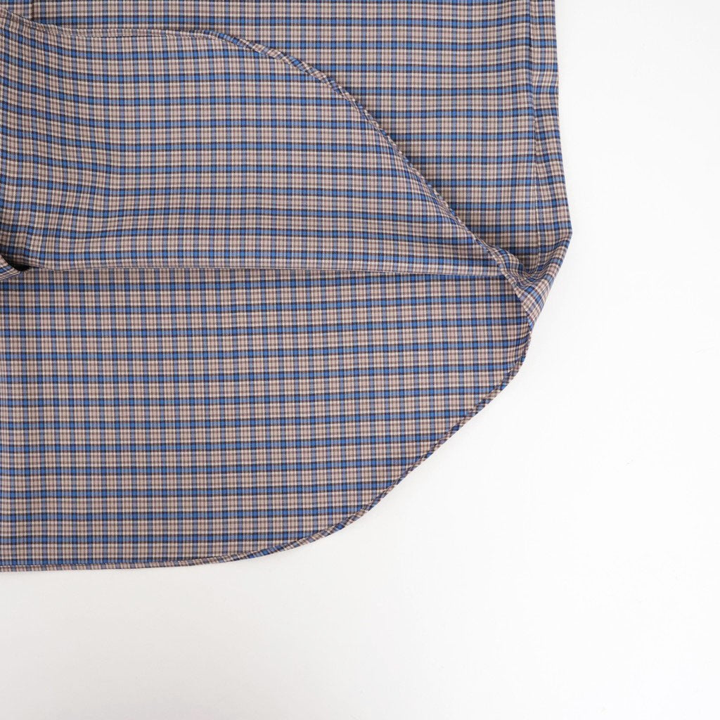 REGULAR FIT DRESS SHIRT #BROWN CHECK [A26C11SH01C]