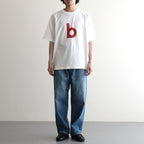bd Print Tee WIDE #White×Red-PT [bROOTS25S34S26A]