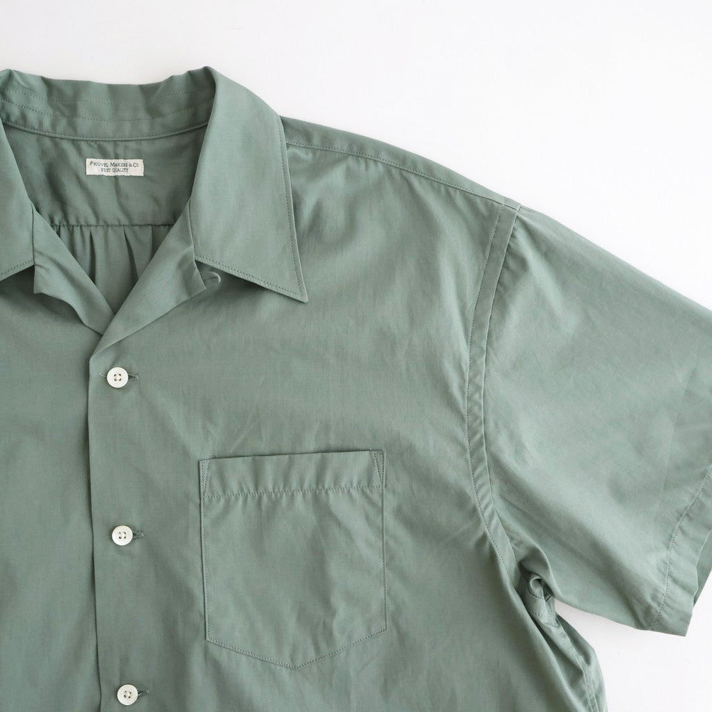 BACK GATHERING SS SHIRT #SAGE GREEN [PMAV-SS04]