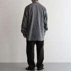 CHAMBRAY WORKADAY LS SHIRT #BLACK(FADE) [PMAT-LS05]