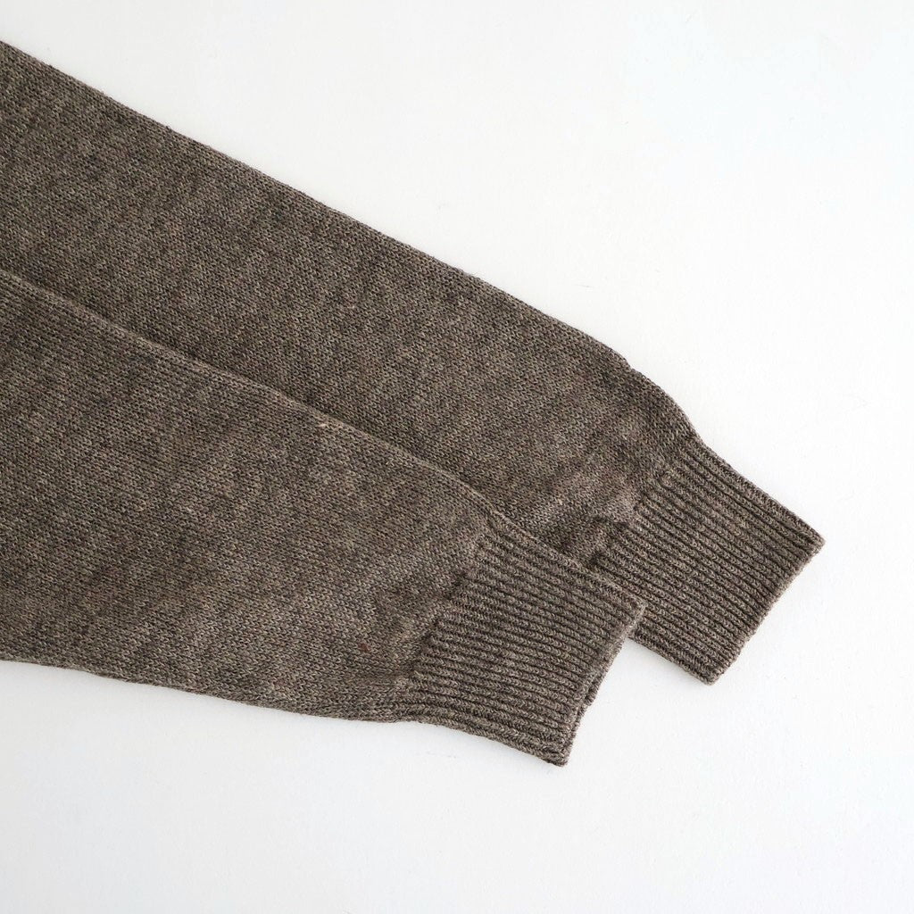 WASHED HIGH COUNT LINEN SKIPPER #BROWN [BN-26SL-015]