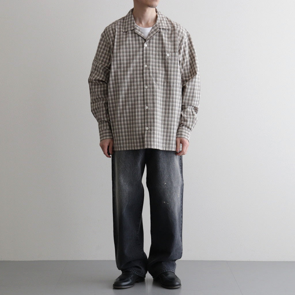 SELVEDGE DENIM 5POCKET PANTS #BLACK [DNS26P03]