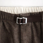 Wool Nylon Melton Pants #Brown [S26FC053]