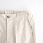FRONT TUCK ARMY TROUSER #NATURAL [252OJ-PT07]