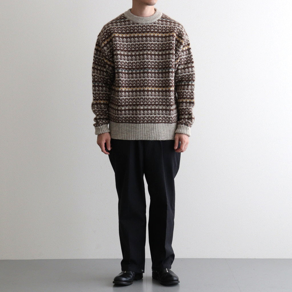 C/W AVIATOR SLACKS #CHARCOAL [PMAU-PT01]