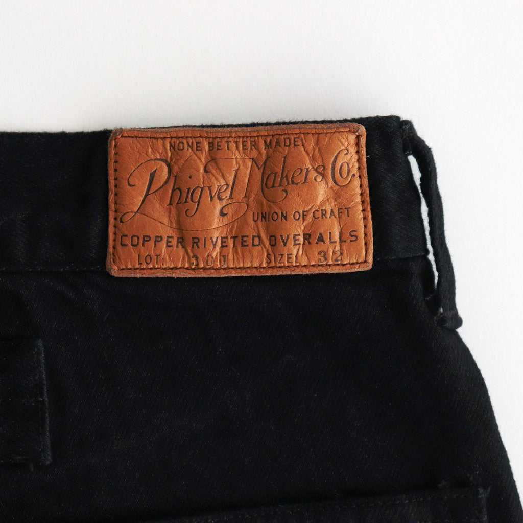 CLASSIC JEANS (WIDE) #BLACK [PM-301]