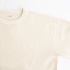 HEAVY WAFFLE TOP #IVORY [PMAU-CL01]