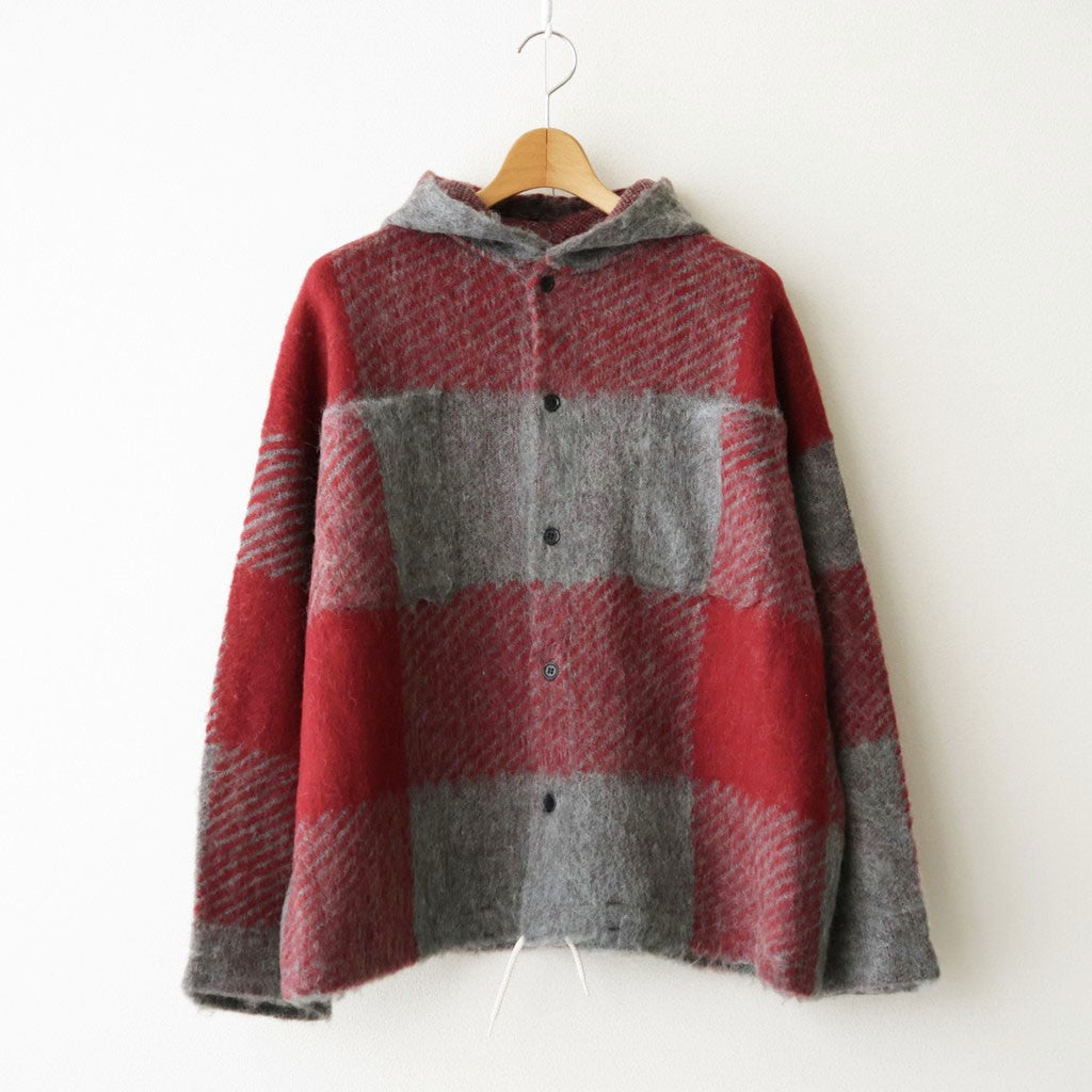 OOAL Mohair Hooded Jacket #Red [S26FA031]