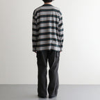 BORDER LS TOP #FOREST x S,BROWN [PMAV-CL06]