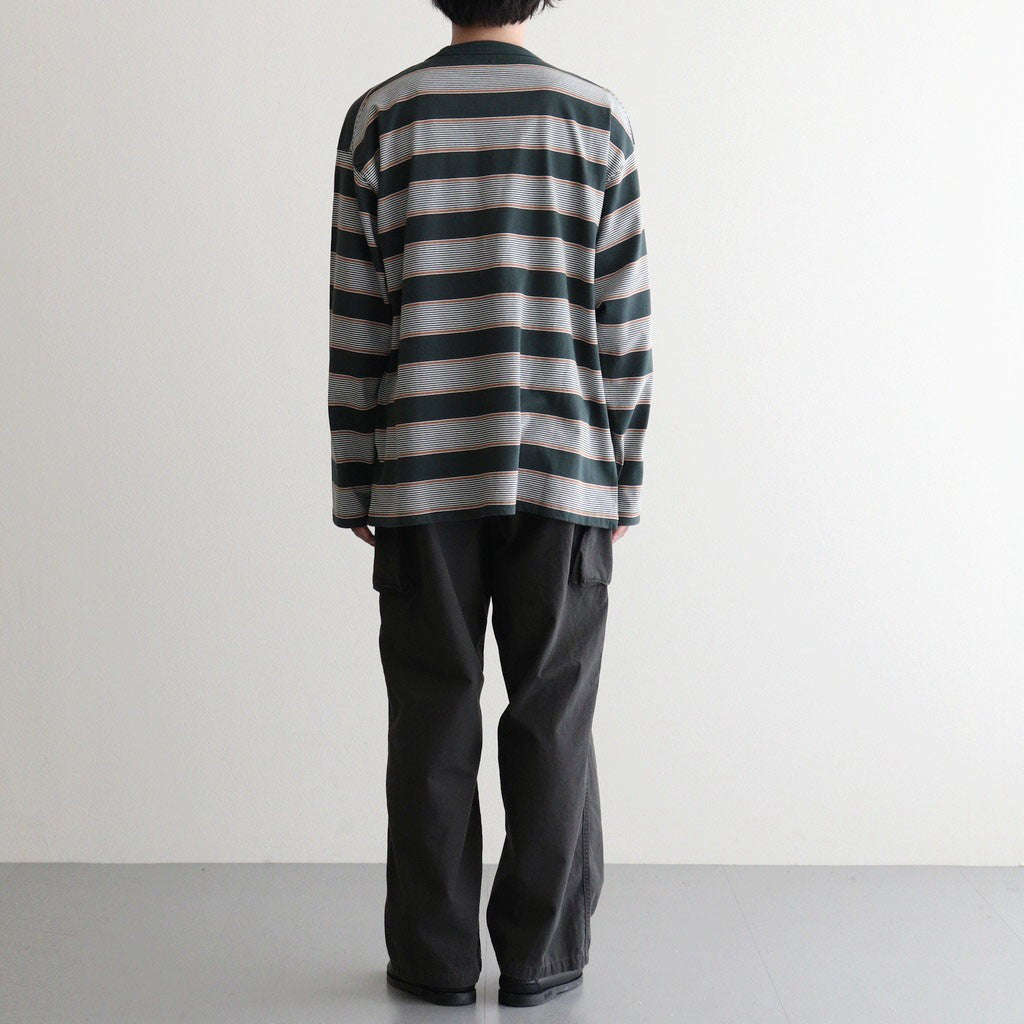 BORDER LS TOP #FOREST x S,BROWN [PMAV-CL06]