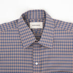 REGULAR FIT DRESS SHIRT #BROWN CHECK [A26C11SH01C]