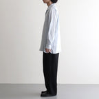 ITALIAN OPEN COLLAR SHIRT #ICE [A26A23SH03C]