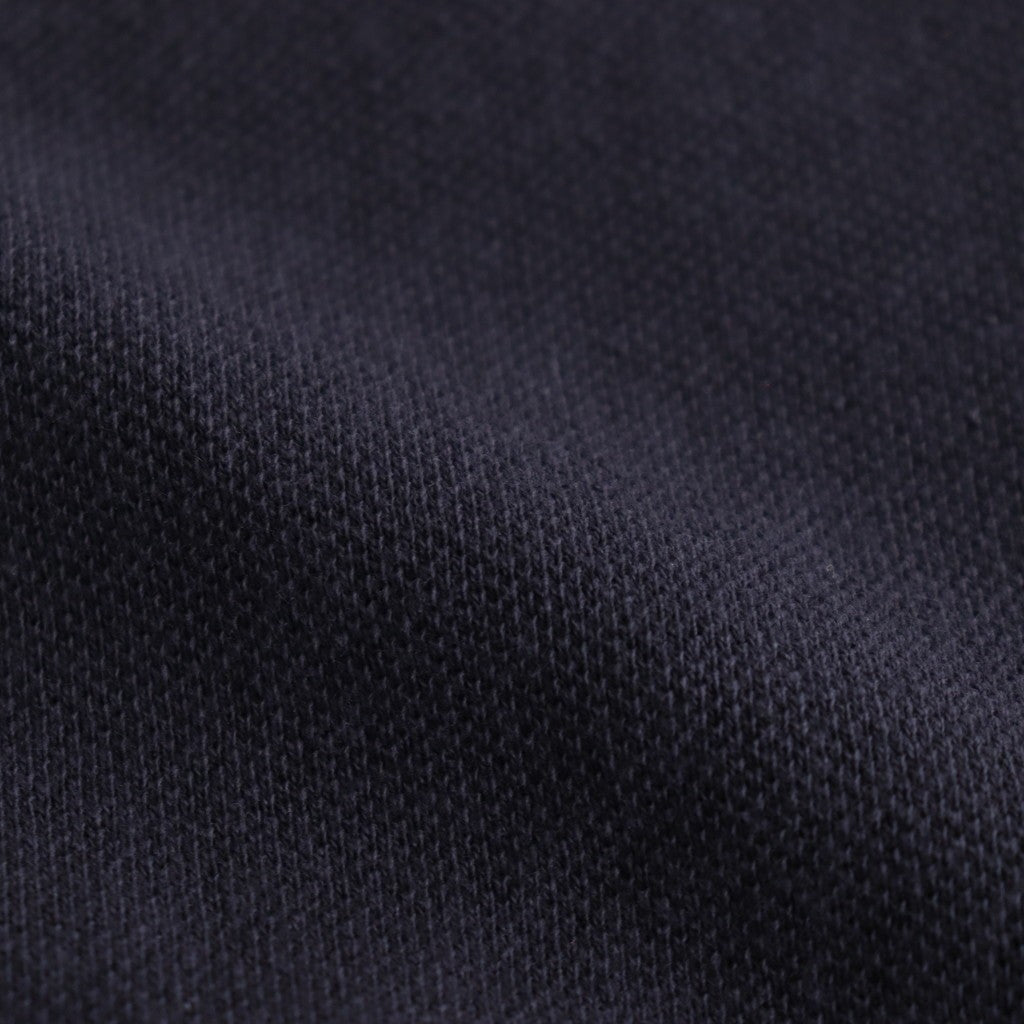 SEED STITCH LONG SLEEVE TOP #NAVY [PMAT-CL03]