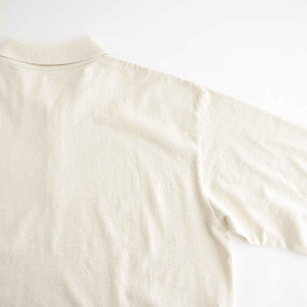 Co/Silk Nep Harf-zip P/O #Ivory [BHS25S037F26]