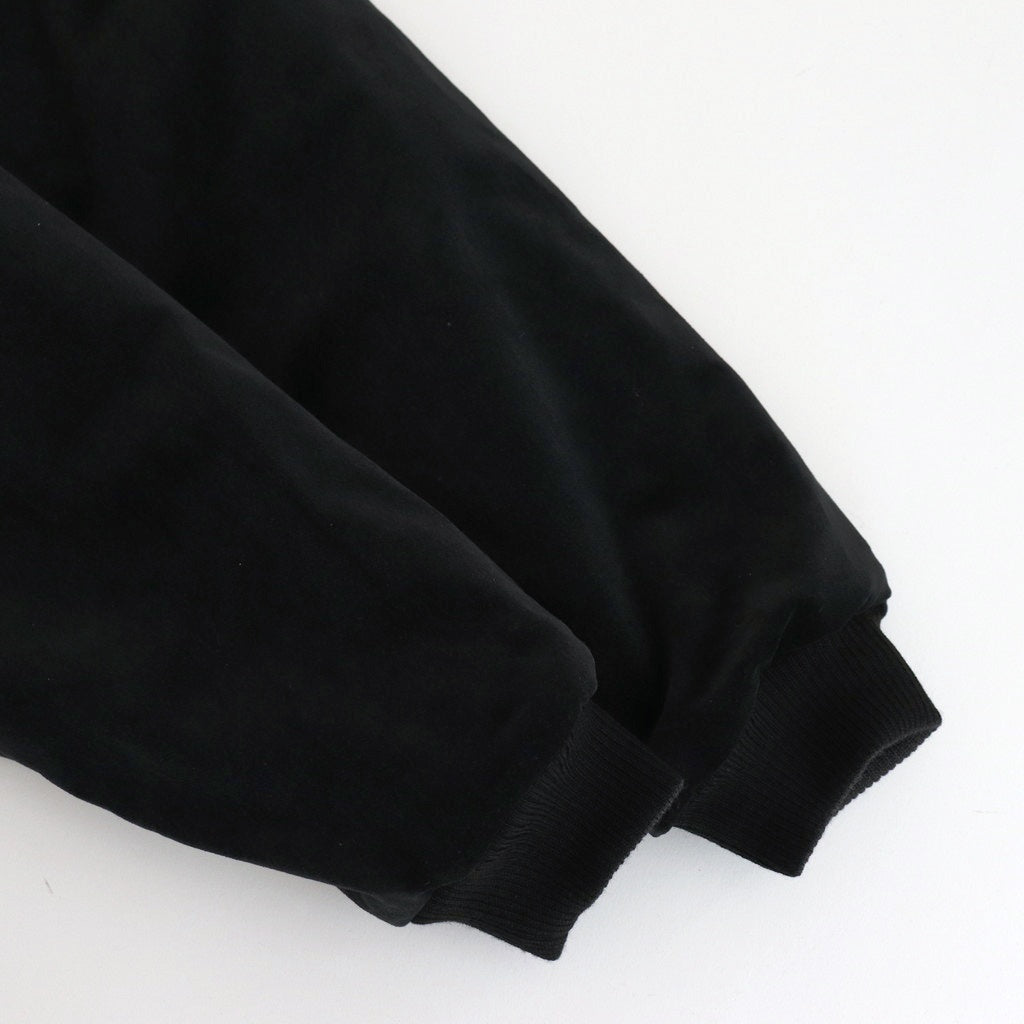 FADED VELVET SOUVENIR JACKET #GRAPHITE [242OJ-JK15]