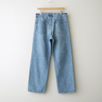 USED-FINISHED 13.5oz STRAIGHT DENIM #110 INDIGO [17062 40027]