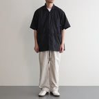 Nylon Taffeta Field S/S Shirt #Asphalt Gray [N25SG055]