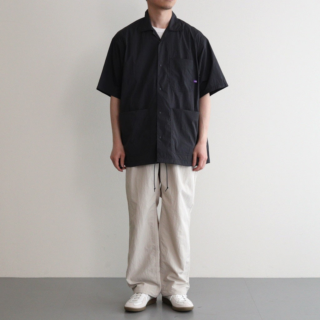 Nylon Taffeta Field S/S Shirt #Asphalt Gray [N25SG055]