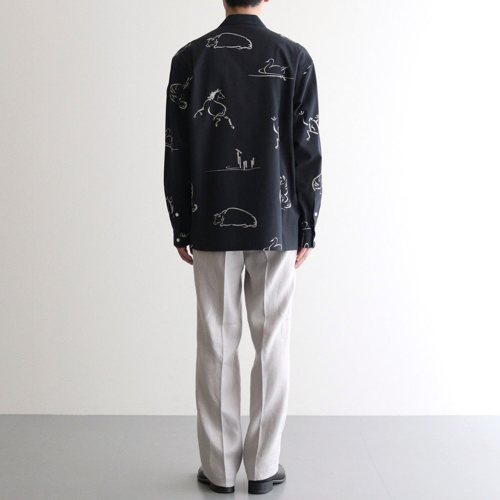 SIDE BUCKLE GURKHA TROUSER #PEWTER [251OJ-PT09]