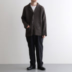 BLENDED KEMPI WOOL RAPEL CARDY #BARK [252OJ-KN03]