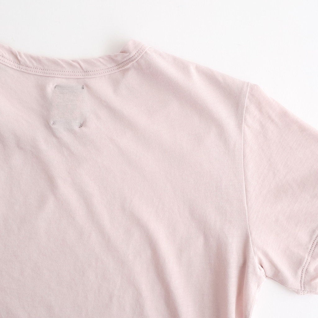CHIFFON T-SHIRT (COMPACT) #PINK [BN-26SL-048]