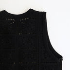 GRASSY RACE PETIT VEST #BLACK [BN-25SL-029]