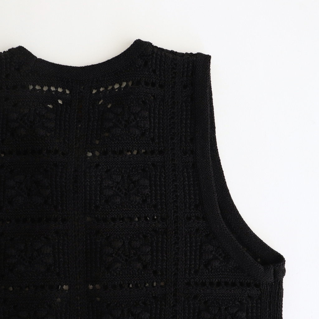 GRASSY RACE PETIT VEST #BLACK [BN-25SL-029]