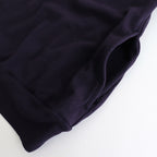 Co/Silk Nep Harf-Zip Shirt #DarkPurple [BHS25S037]