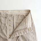 PATINA HERRINGBONE GATHERING TROUSER #BONE [251OJ-PT07]