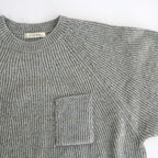 BLENDED KEMPI CREW-NECK SWEATER #PEWTER [252OJ-KN01]