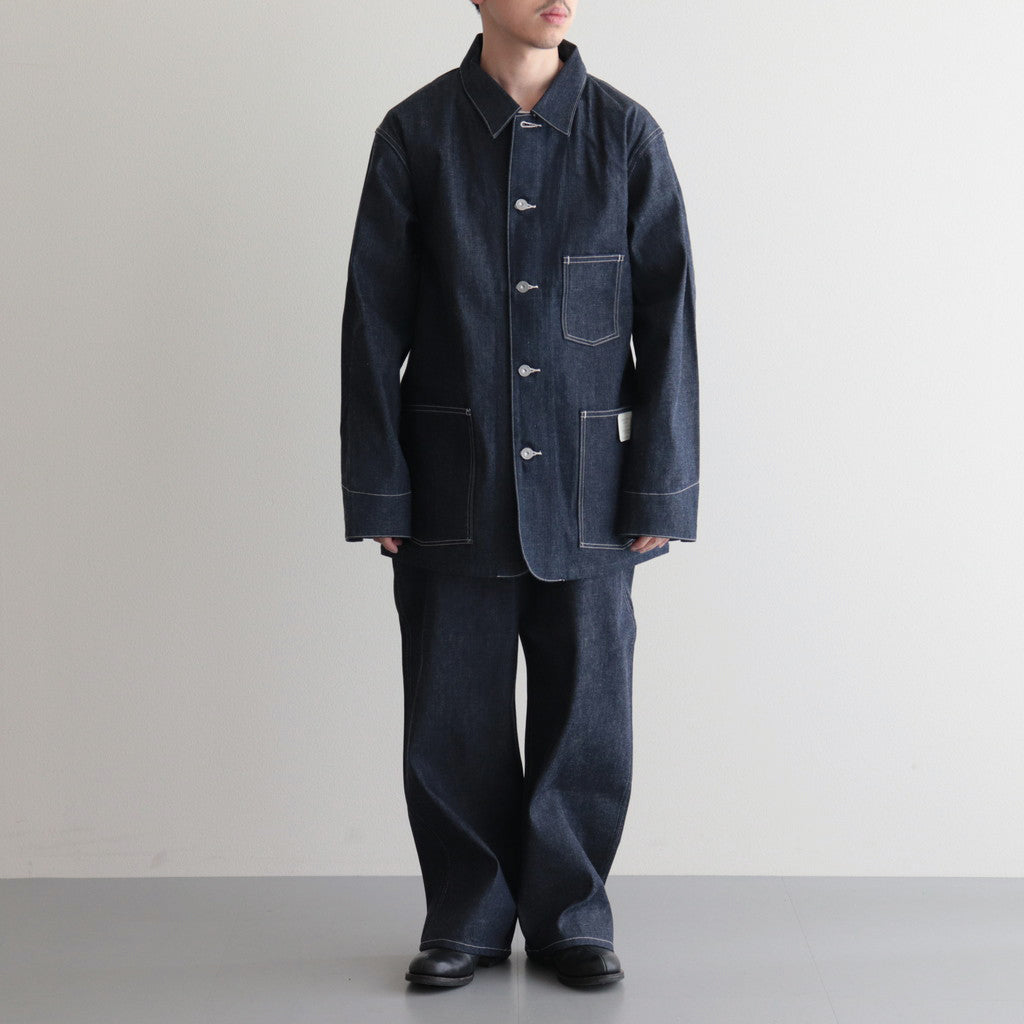 MIL DENIM FATIGUE TROUSERS #INDIGO [PM-PTM35]