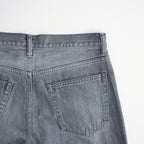 Selvage Denim Straight Pants #Vintage Black [S26FC076]