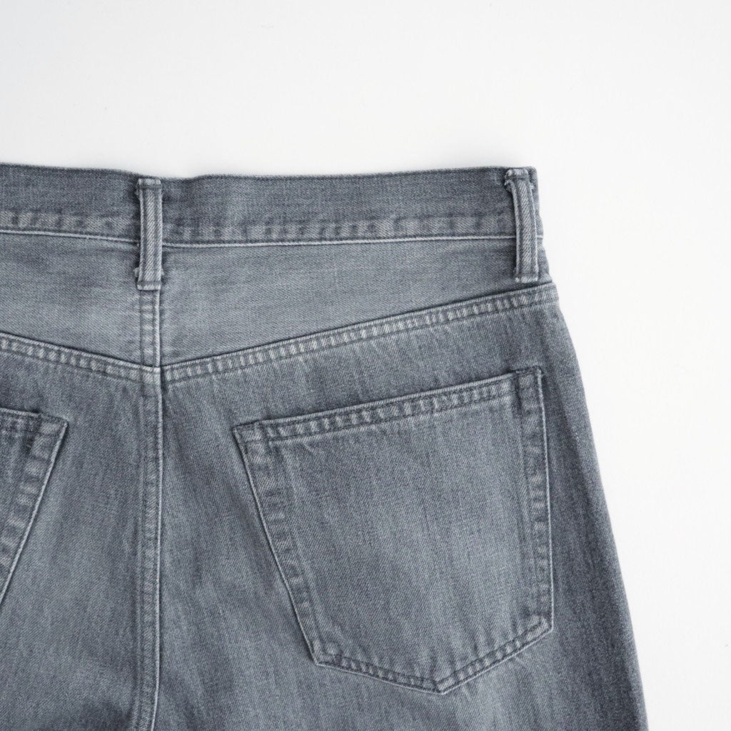 Selvage Denim Straight Pants #Vintage Black [S26FC076]