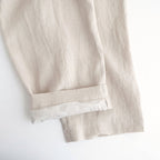 DOUBLE PLEATED EASY TROUSERS #TAUPE [A26A22PT02C]