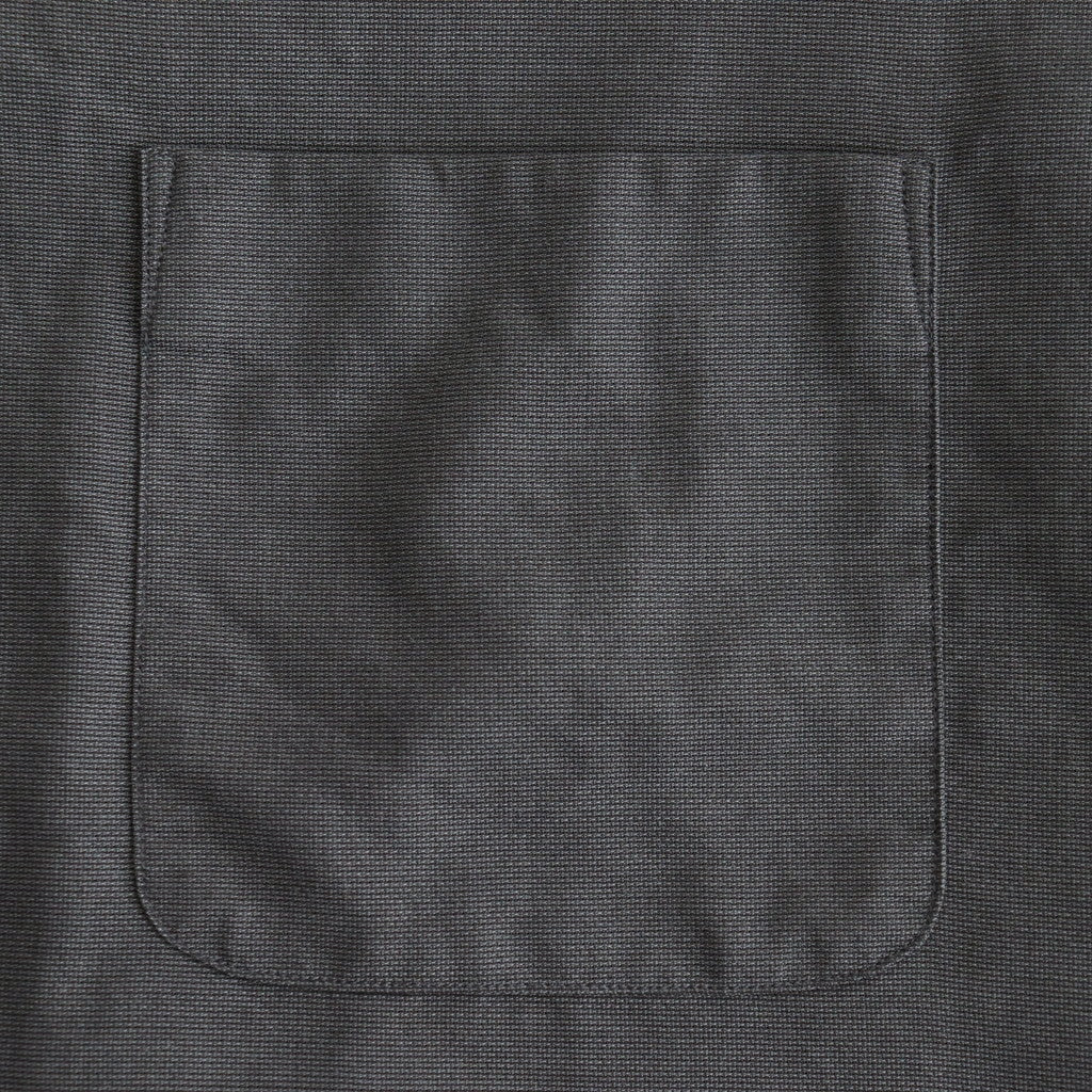 Open Collar Panama S/S Shirt #Gray [S25SG119]