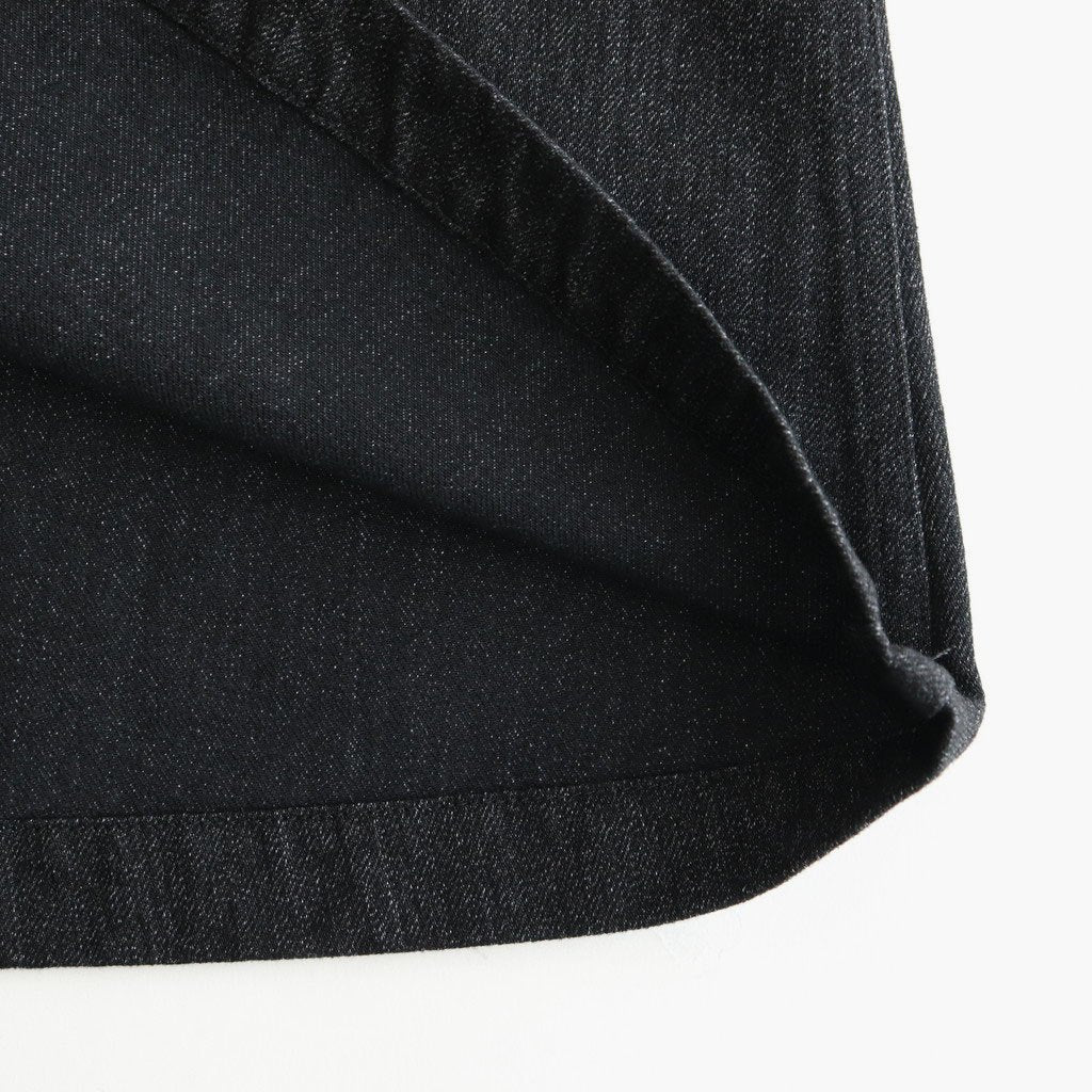 Denim Skirt #Black [S25FE070]