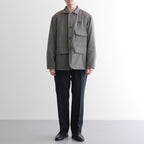 W/CA HUNTING JACKET #B.GRAY [PMAU-OT08]
