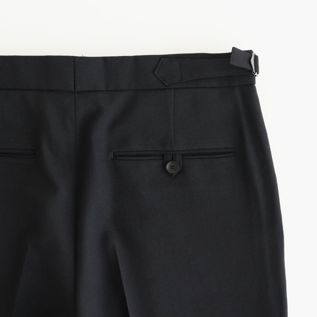 REGULAR STRAIGHT TROUSERS #BLACK [M25C07PT02C]
