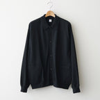 Classic Collared Cardigan #Black [bROOTS26F13]