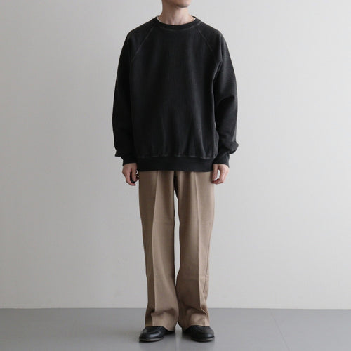 JUMBERCA URAKE FADE COLOR CREW NECK #FADE BLACK [BN-26SM-011]