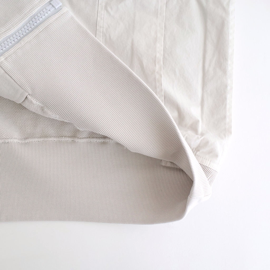 11oz Zip Up Hoodie #Stone [N25FH046]