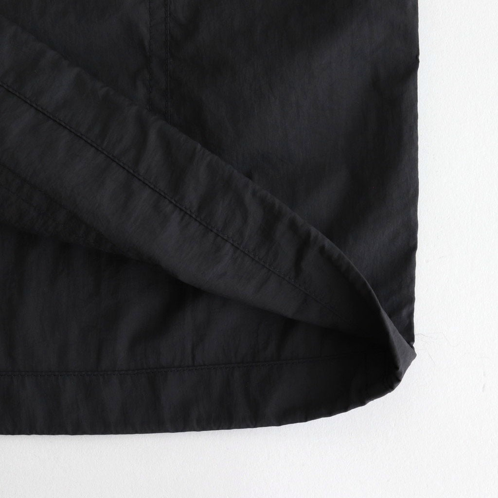 Nylon Taffeta Field S/S Shirt #Asphalt Gray [N25SG055]