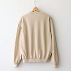 SEED STITCH LONG SLEEVE TOP #SAND BEIGE [PMAT-CL03]