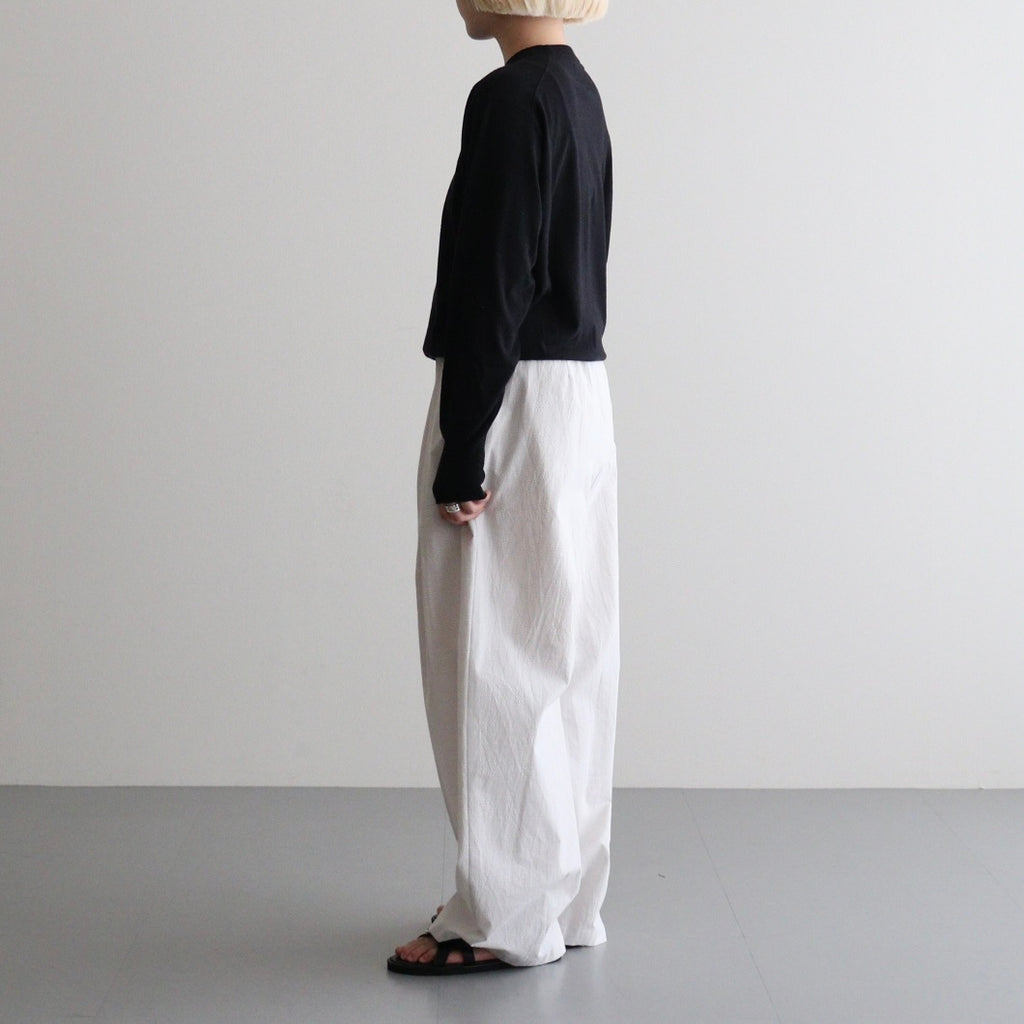 REVIVAL SOFT SILK CREW NECK #BLACK [BN-26SL-033]