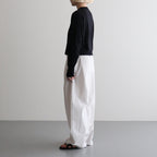 REVIVAL SOFT SILK CREW NECK #BLACK [BN-26SL-033]