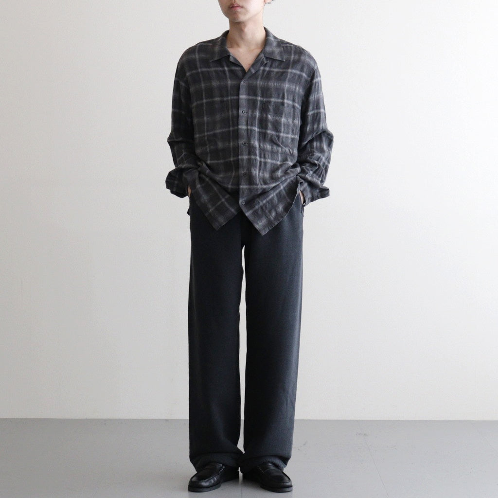 HEAVY WEIGHT FLEECE BLEACH TR #020 CHARCOAL [17052 40110]