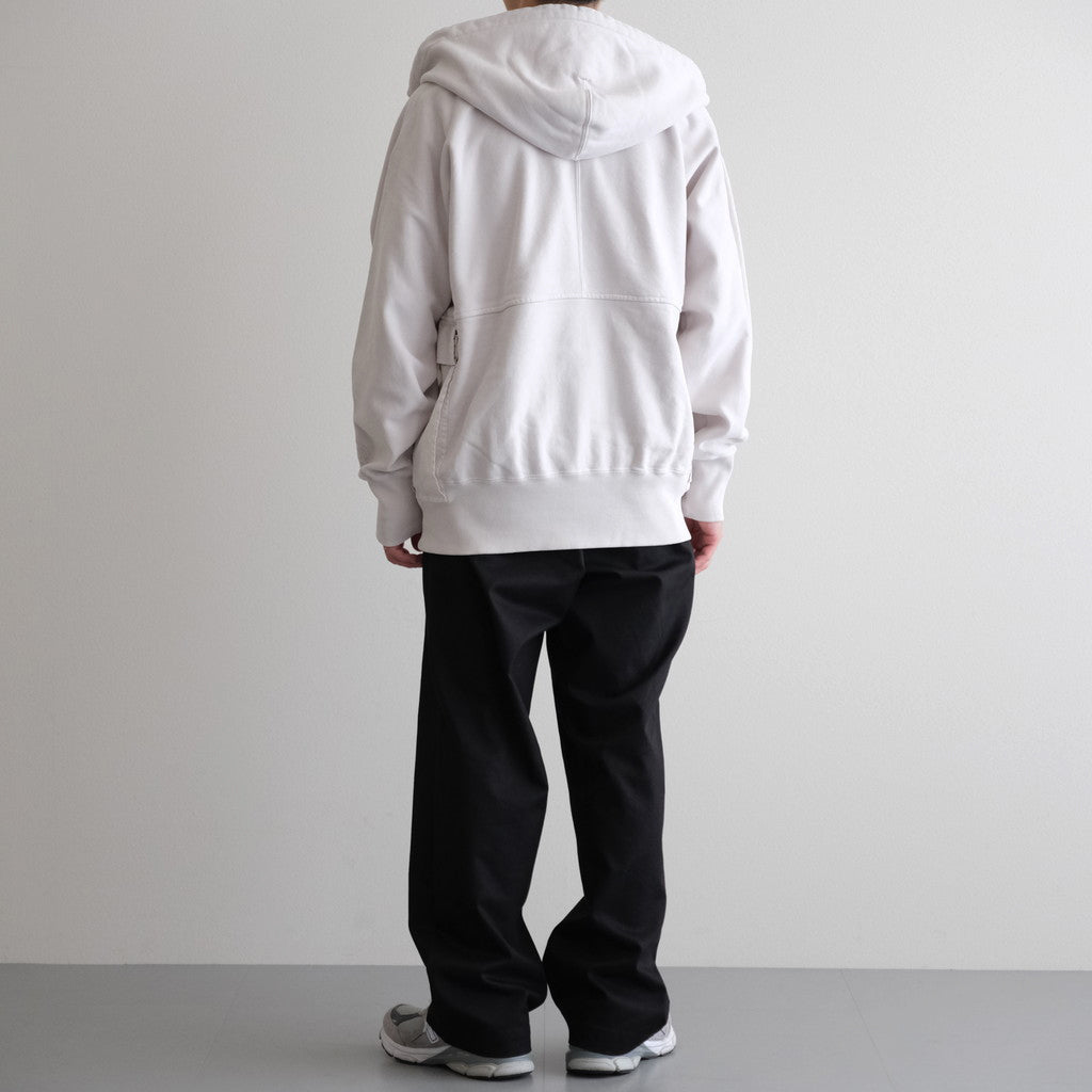 11oz Zip Up Hoodie #Stone [N25FH046] – Diffusion