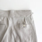 SIDE BUCKLE GURKHA TROUSER #PEWTER [251OJ-PT09]